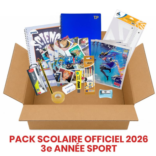 PACK DE FOURNITURES SEC SPORT - 3EME ANNEE