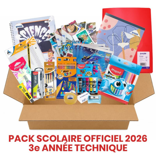 PACK DE FOURNITURES SEC TECHNIQUE - 3EME ANNEE