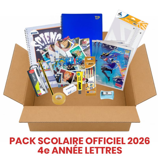 PACK DE FOURNITURES SEC LETTRE - 4EME ANNEE