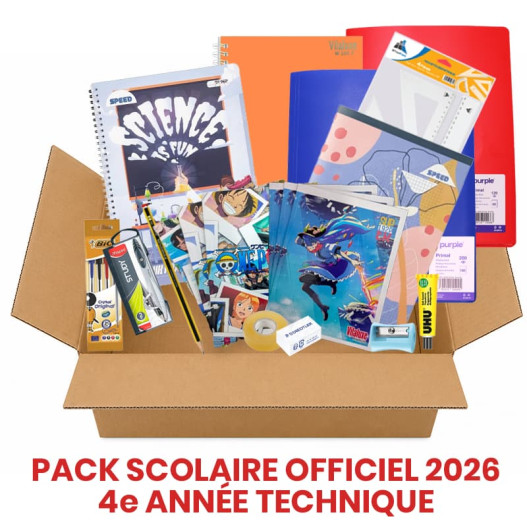 PACK DE FOURNITURES SEC TECHNIQUE - 4EME ANNEE