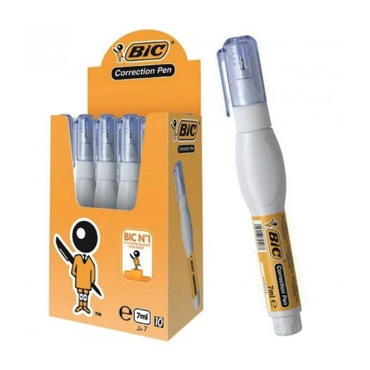 BOITE DE 10 STYLOS CORRECTEURS BIC 7 ML