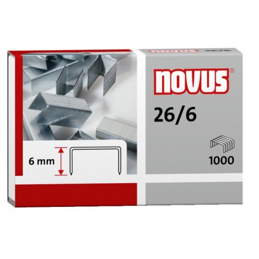 AGRAFES NOVUS 26/6  PQ/1000