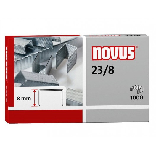 Novus D/53 F agrafes en fil plat d’une longuer de 14 mm idéale pour la fixation des films 600 agrafes du type 53 F/14