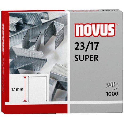 AGRAFES NOVUS 23/17 PQ/1000