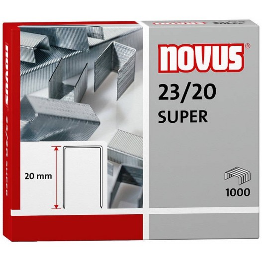 NOVUS Mini agrafeuse Noire en métal ABS, capacité 12 feuilles, livrée avec  320 agrafes 24/6 et ôte-agrafe