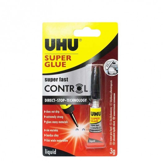 COLLE SUPER GLUE UHU SANS SOLVANT 3G