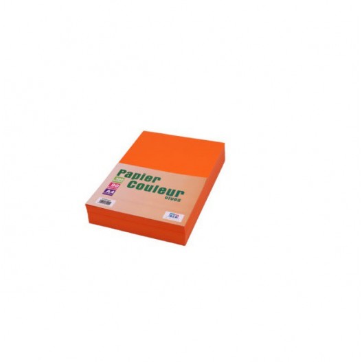 RAME PAPIER COULEUR 80G A4 ORANGE - DK