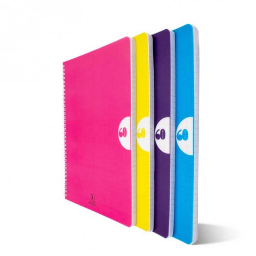 CAHIER WIRO 200 PAGES  UNI A4 GM COUV PP 70GR KO