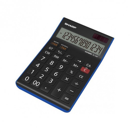 CALCULATRICE DE BUREAU SHARP EL-144T 14 CHIFFRES