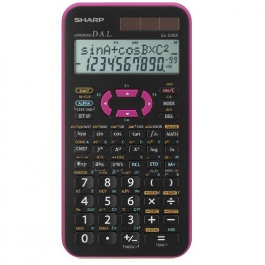 CALCULATRICE SCIENTIFIQUE SHARP EL-506X-PK