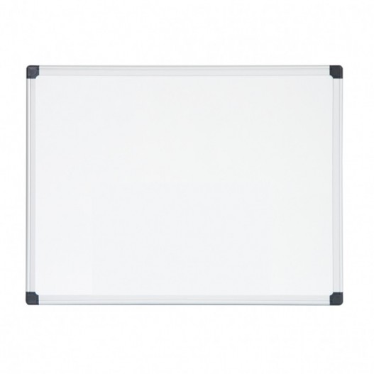 GIANTEX Tableau Magnétique Blanc avec Cadre en Aluminium, Tableau