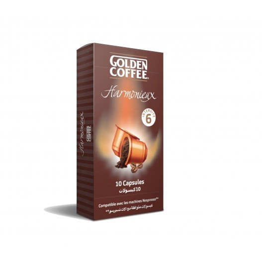GOLDEN COFFEE ESPRESSO CAPSULE  HARMONIEUX