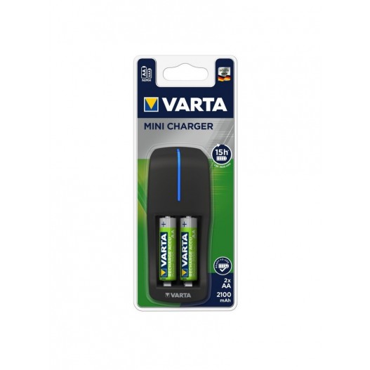 CHARGEUR DE PILES RONDES VARTA 2 SLOTS  2100MAH