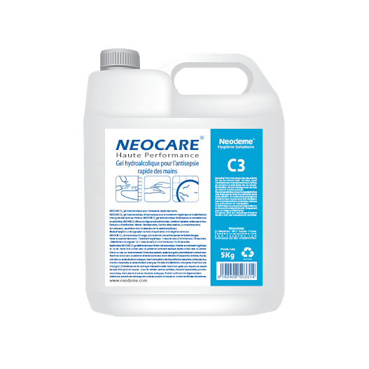 GEL DESINFECTANT HYDROALCOOLIQUE - 5L NEOCARE C3