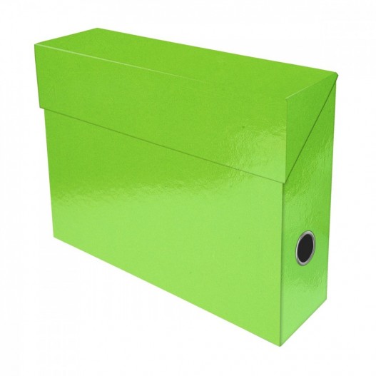 BOITE DE TRANSFERT EN CARTON 34*25*9CM - VERT FLUO