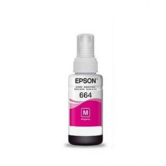 BOUTEILLE D'ENCRE EPSON ORIGINALE T664 MAGENTA