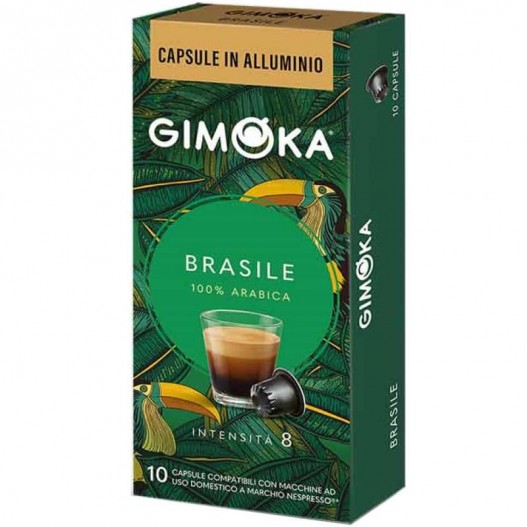 CAPSULES À CAFÉ GIMOKA COMPATIBLES NESPRESSO BRASILE...