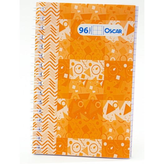 CARNET PIQUE 96PAGES PM 9*14 CM- OSCAR