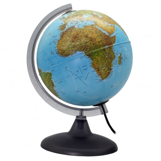 GLOBE TERRESTRE DE BUREAU LUMINEUX 25 CM -  ELITE