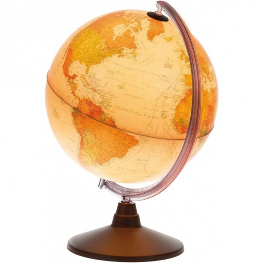 Globe Terrestre Lumineux Led 30cm, Rose - Tecnodidattica