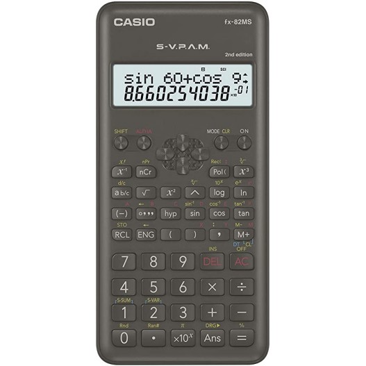 CALCULATRICE SCIENTIFIQUE CASIO FX-82MS- 2EME...