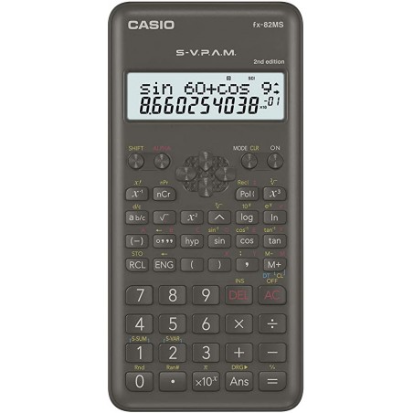 Casio FX-83GTCW Calculatrice Scientifique Grise - Nouvelle Version Améliorée