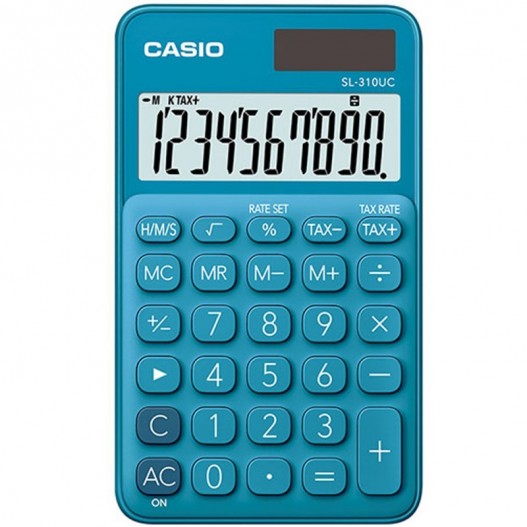 CALCULATRICE DE POCHE CASIO ROSE -SL-310UC - CASIO