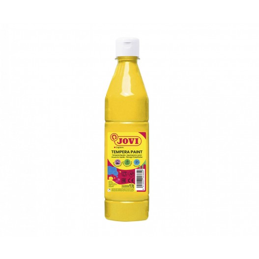 GOUACHE LIQUIDE TEMPERA JAUNE 500 ML - JOVI