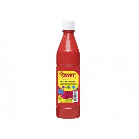 GOUACHE LIQUIDE BASIC ROUGE 500 ML - JOVI