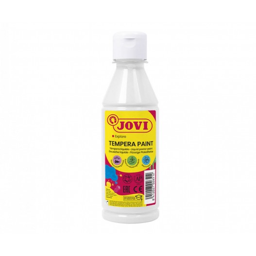 GOUACHE LIQUIDE TEMERA BLANC 250 ML - JOVI