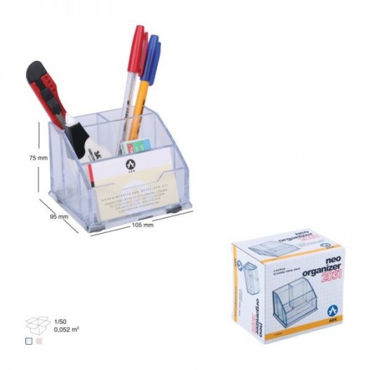 PORTE ACCESSOIRE DE BUREAU EN PLASTIQUE - ARK