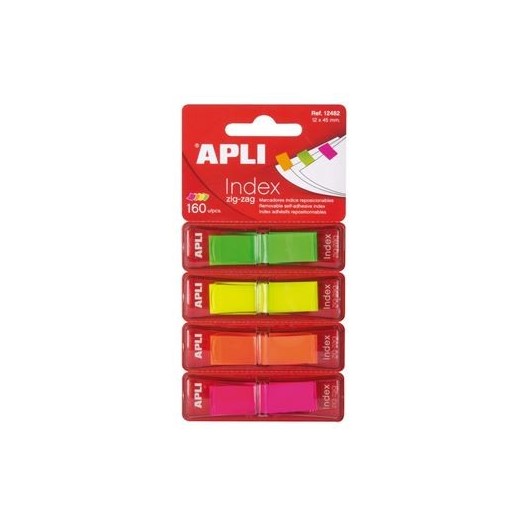 INDEX 12x45MM EN PP 160 PIECES - APLI