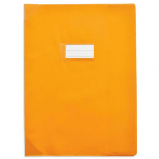 PROTEGE CAHIER LINO 21×29,7CM A4 GM - ORANGER