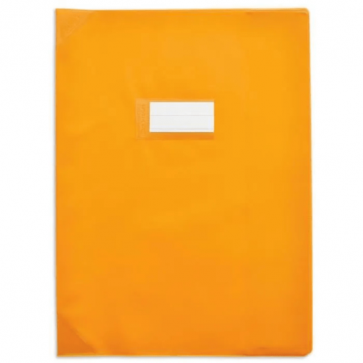 PROTEGE CAHIER LINO 21×29,7CM A4 GM - ORANGE