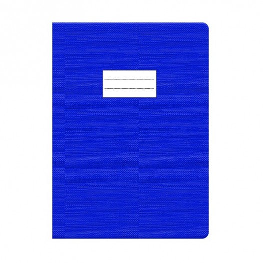 PROTEGE CAHIER LINO 24x32CM A4+ GM - BLEU