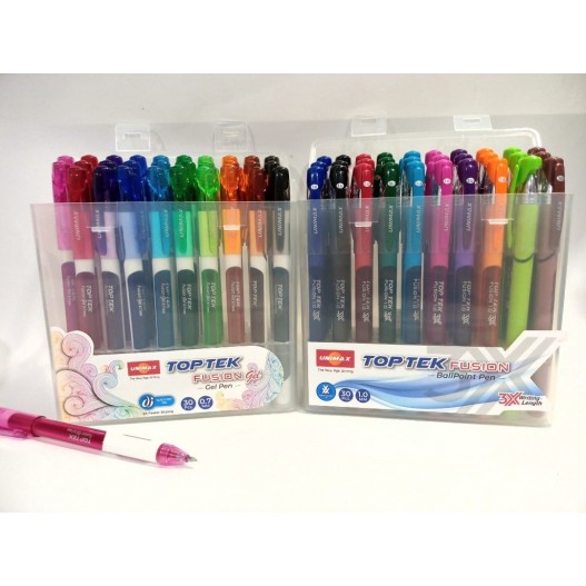 STYLO GEL TOPTEK FUSION RT 0.7MM- UNIMAX