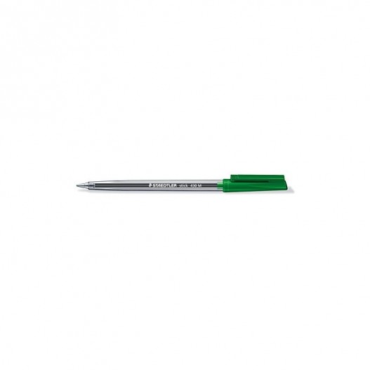 STYLO A BILLE STAEDTLER STICK 430  M VERT