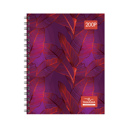 CAHIER AVEC SPIRALE WIRO 200 PAGES A4 GM 70GR - YAMAMA