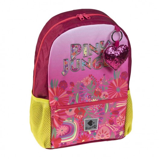 CARTABLE SCOLAIRE PINK JUNGLE  29X40X12CM - BUSQUETS