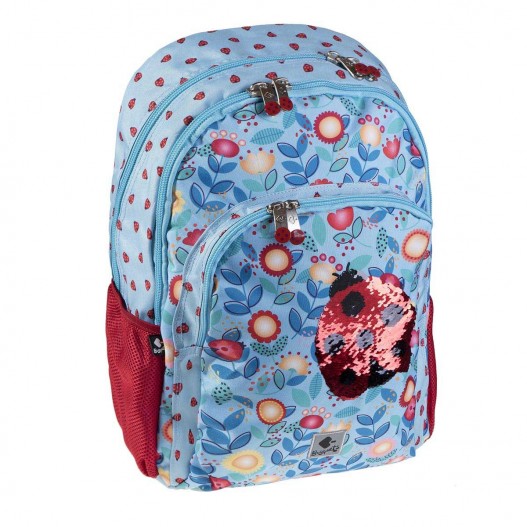 CARTABLE SCOLAIRE DOUBLE COCCINELLE 30*45*15CM -...