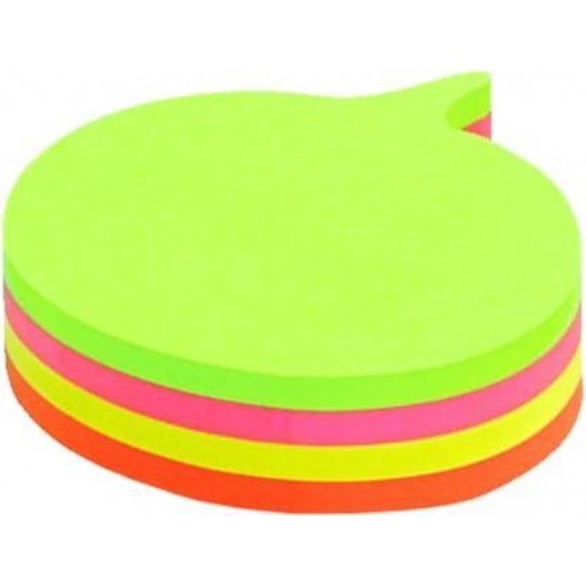 STICK NOTES FLUO DIALOGUE 100 FEULLES  - 5 COULEURS...