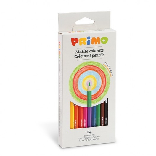 PAQUET DE 24 CRAYON COULEUR - PRIMO