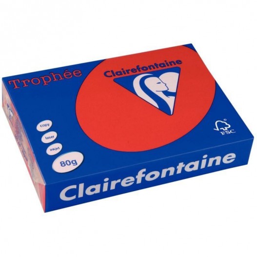 RAMETTE DE PAPIER TROPHÉE ROUGE A4 80GR