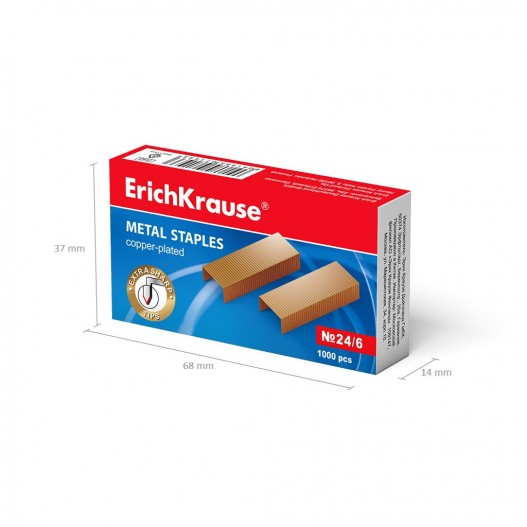 AGRAFE 24/6 PAQUET DE 1000 - ERICHKRAUSE
