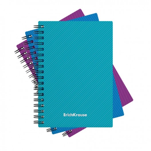 CARNET AVEC SPIRALE  A6 SQUARED 60 FEUILLES PP 5/5 -...