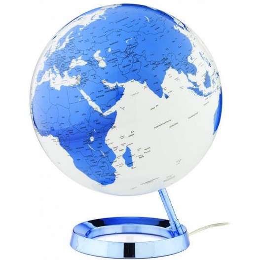 GLOBE TERESSTRE LUMINEUX HOT BLEU D30  - TECNODATTICA