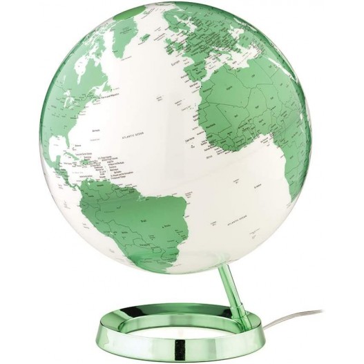 GLOBE TERESSTRE LUMINEUX HOT GREEN D30  - TECNODATTICA