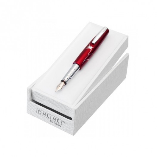 STYLO PLUME CHARM ROUGE - ONLINE