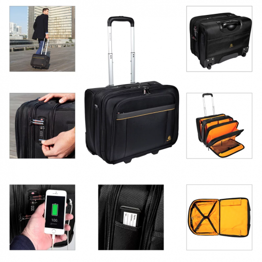 VALISE BUSINESS EXATROLLEY EXACTIVE - EXACOMPTA