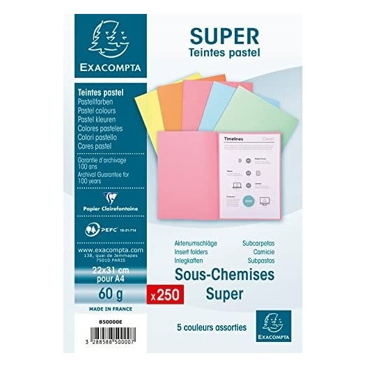 Chemise EXACOMPTA Flash Carton 180g – ExpertBuy